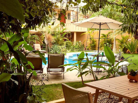 Villa María garden grounds