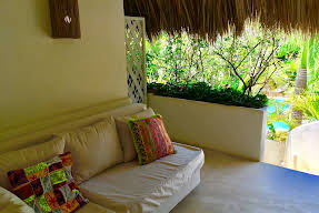 Villa María guest room, view 1