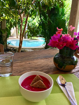 Organic breakfast at Villa María, 2