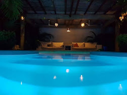 Poolside seating